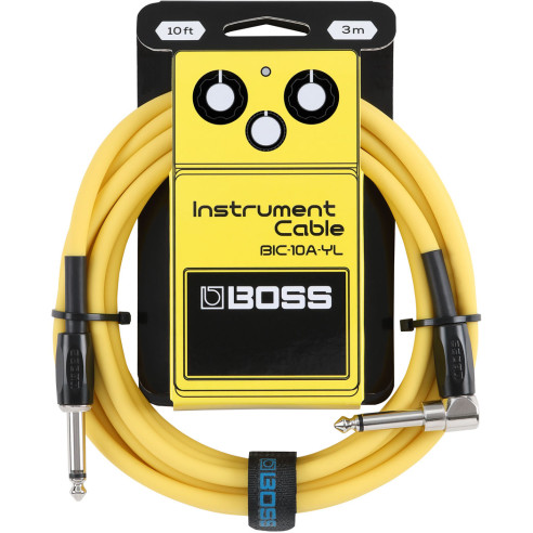 Boss BIC-10A-YL Cable Instrumento Acodado 3 Metros Amarillo