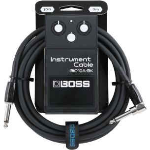 Boss BIC-10A-BK Cable Instrumento Acodado 3 Metros Negro
