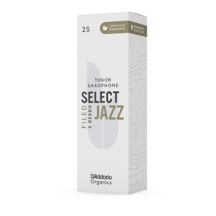 comprar Caja 5 Cañas D'Addario Saxo Tenor Organic Select Jazz Limadas 2 Blanda. 2