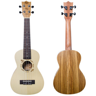 FLIGHT DUC-325 Ukelele Concierto Designer Zebrano 2