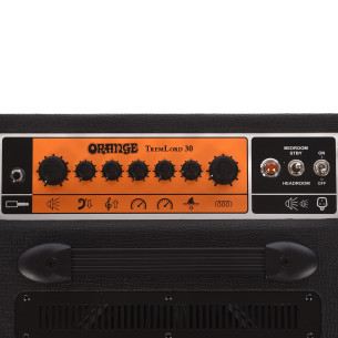 Combo a válvulas para guitarra Orange Tremlord 30 Black de 30W con un altavoz de 12" y trémolo integrado. 2