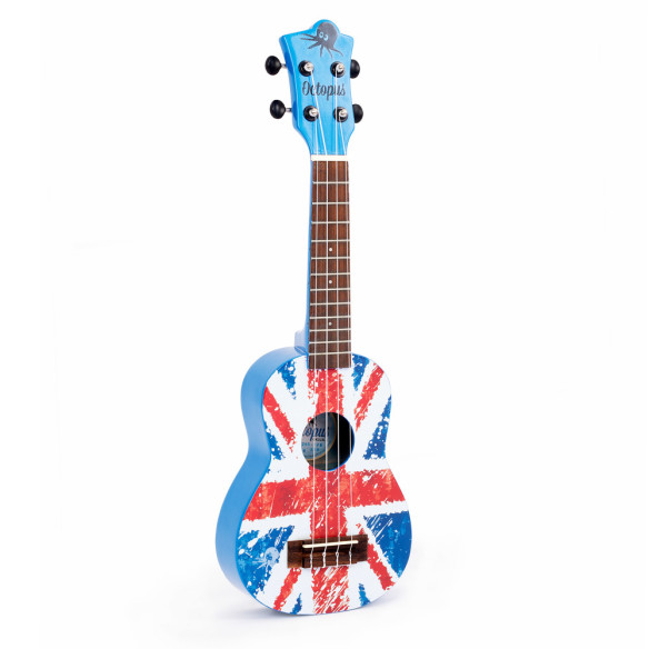 OCTOPUS UK-205UJB Ukelele Soprano Union Jack Azul