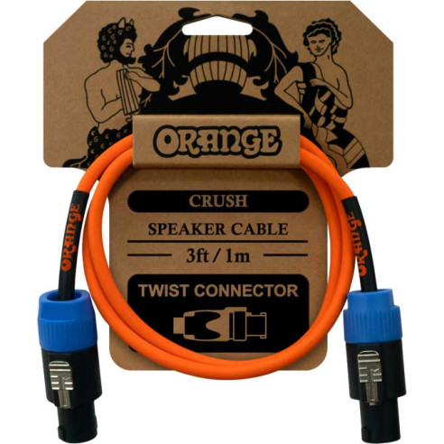 Cable Orange Crush 1m Speaker Speakon-Speakon