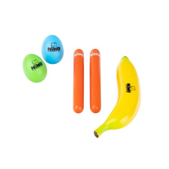 NINO PERCUSSION NINOSET7 Set de Percusión Infantil NINO PERCUSSION NINOSET7 Set de Percusión Infantil