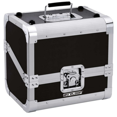 Maleta 80 Record Case Negra Reloop Para transportar 80 vinilos con total seguridad.