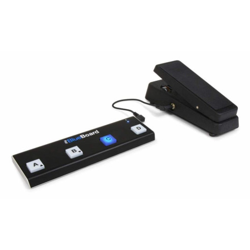 Pedalera Bluetooth MIDI para iPhone, iPod touch, iPad y Mac IK Multimedia iRig Blue Board.