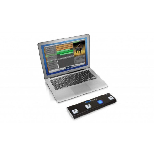Pedalera Bluetooth MIDI para iPhone, iPod touch, iPad y Mac IK Multimedia iRig Blue Board.