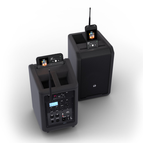 LD Systems ANNY 8 BPH B8 Altavoz de PA portátil a batería con Bluetooth