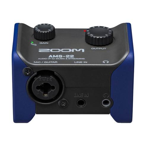 ZOOM AMS-22 Interface de audio para grabación y streaming