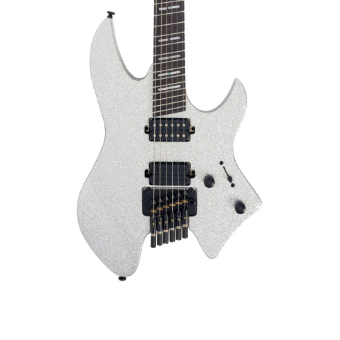 Sire LARRY CARLTON X6 HEADLESS 6 SILVER SPARKLE Guitarra Eléctrica Metal