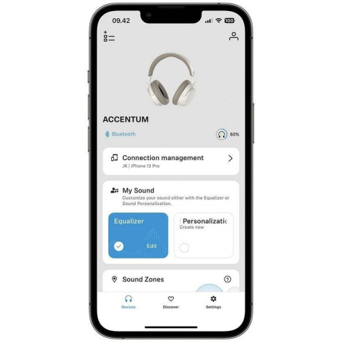 ACCENTUM Wireless Black Auriculares Inhalámbricos