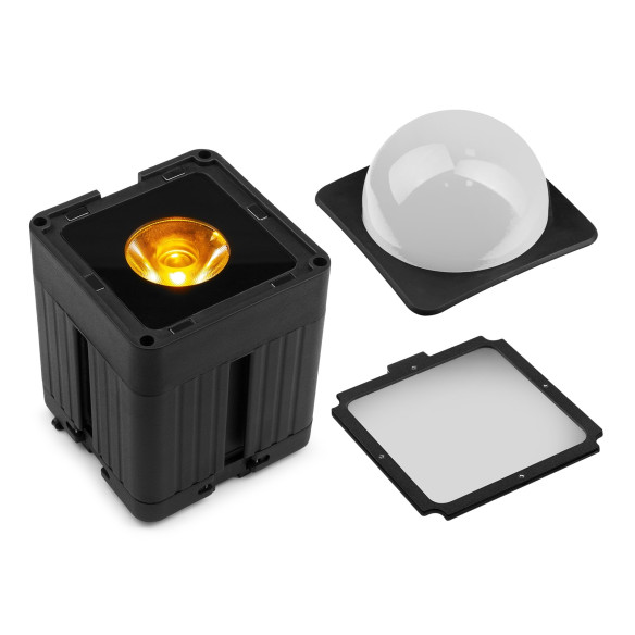 BEAMZ KUBE20BK Foco Led wash a batería linkeable exterior BEAMZ KUBE20BK Foco Led wash a batería linkeable exterior