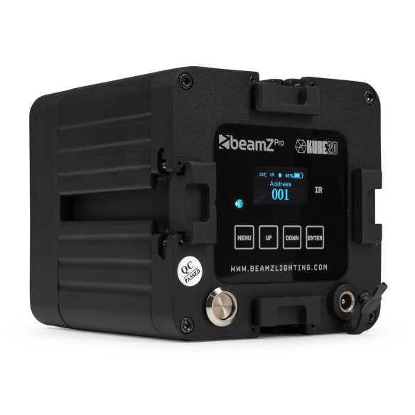 BEAMZ KUBE20BK Foco Led wash a batería linkeable exterior BEAMZ KUBE20BK Foco Led wash a batería linkeable exterior