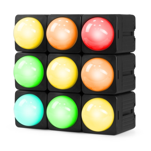 BEAMZ KUBE20BK Foco Led wash a batería linkeable exterior