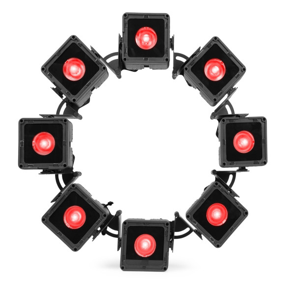 BEAMZ KUBE20BK Foco Led wash a batería linkeable exterior BEAMZ KUBE20BK Foco Led wash a batería linkeable exterior