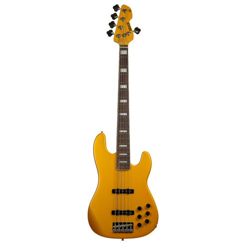 Markbass GV 5 GLOXY CR RW METALLIC YELLOW Bajo Eléctrico 5 Cuerdas