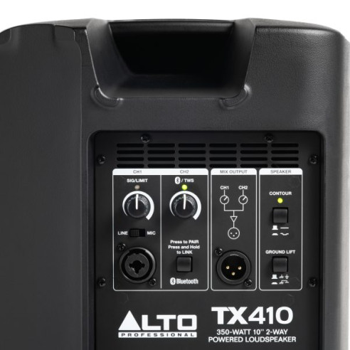 Alto Professional TX410 Altavoz Amplificado 350W con Bluetooth