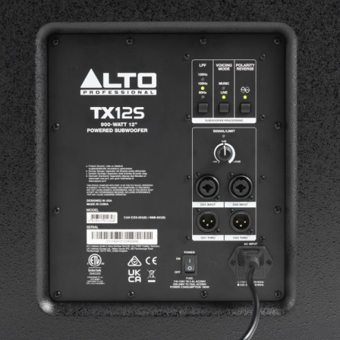 Alto Professional TX12S Subgrave autoamplificado 12" 900W
