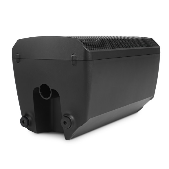 Caja amplificada de 2 vías, con altavoz de 12” y motor de agudos de 1”, 700W y Bluetooth, a batería.