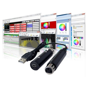 BeamZ SUSHI-DS Interface DMX. con software 128 canales expandible 2