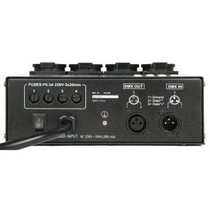BeamZ DMX512 Panel de interruptores 4 canales DMX 2