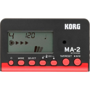 Korg Metrónomo MA-2 BKRD Black Red