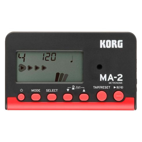 Korg Metrónomo MA-2 BKRD Black Red