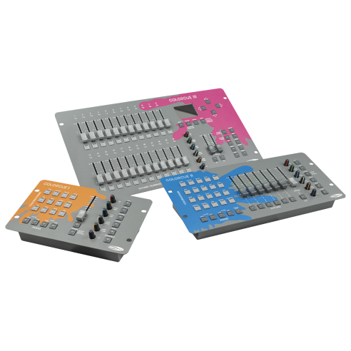 SHOWTEC ColorCue 3 LED Controlador LED DMX inteligente de 24 Faders ,144 canales DMX,Hasta 6 colores RGBWA-UV