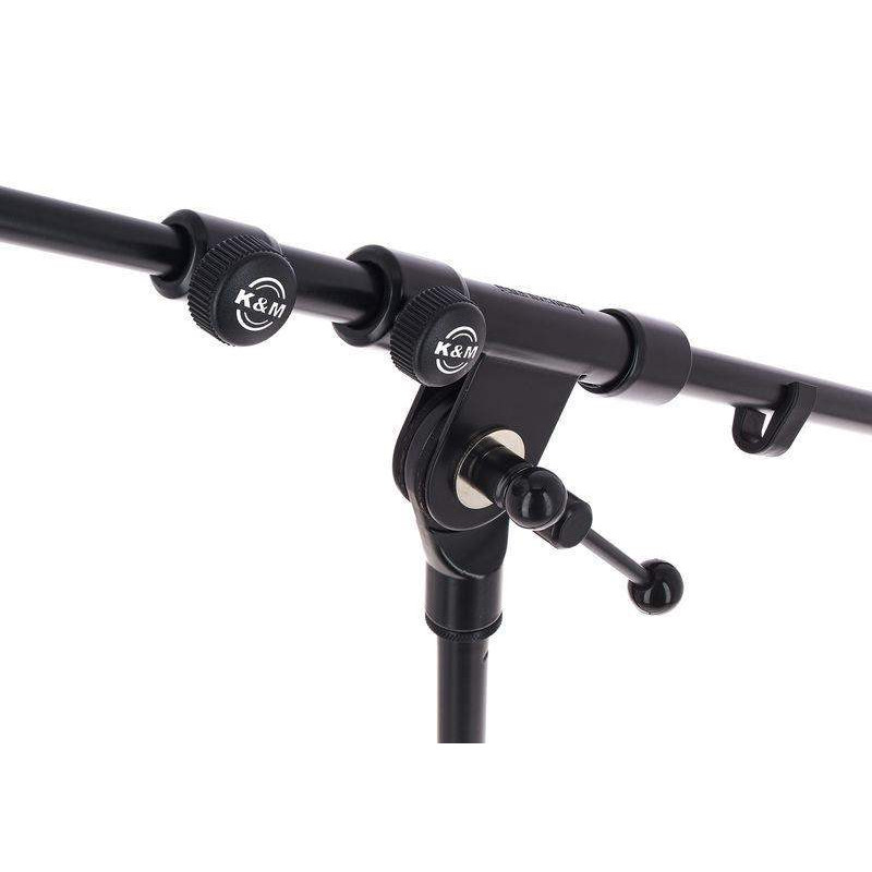 KöNIG & MEYER  KM259-55 ,Soporte de micro Bajo ( Bonsai ) Jirafa extensible Color Negro.