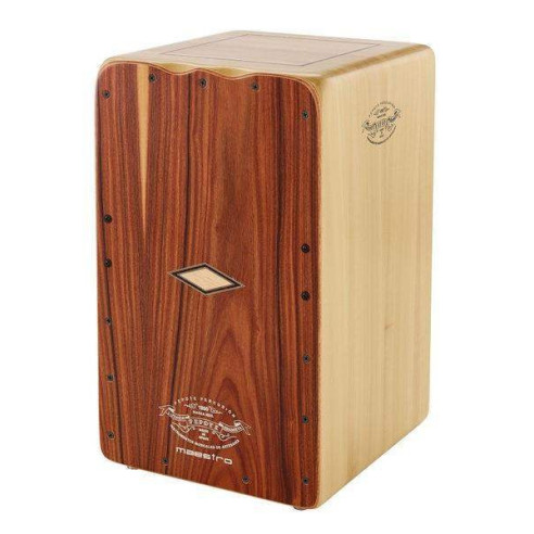 Cajón Flamenco Pepote Maestro con 10 bordones con afinación independiente.