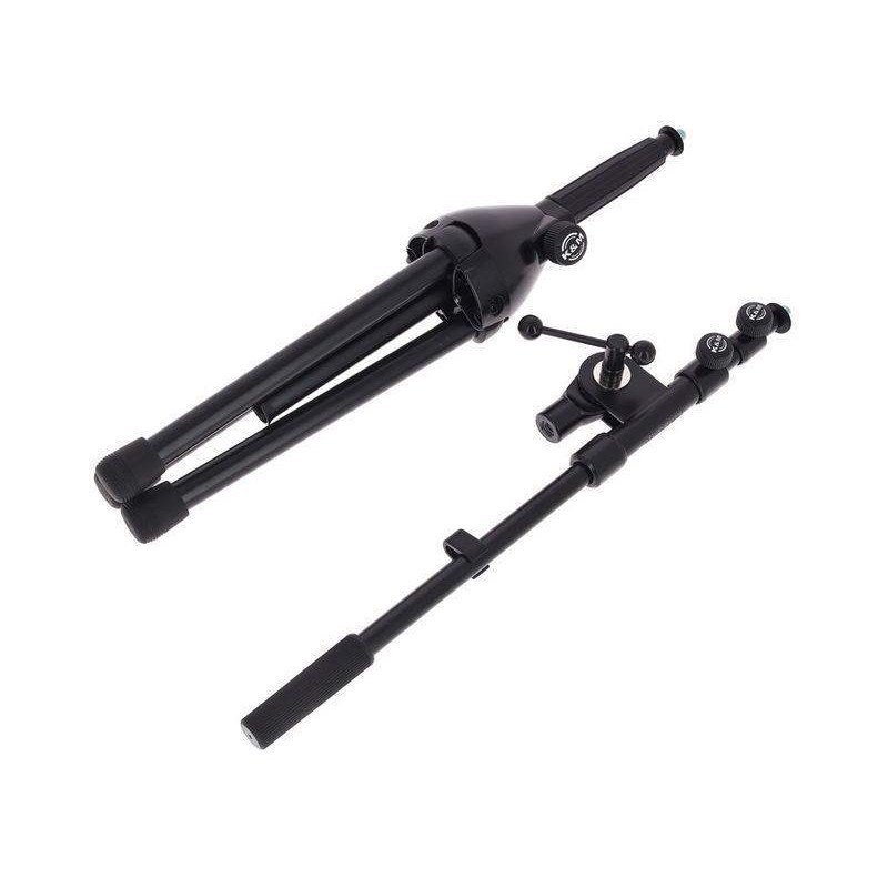 KöNIG & MEYER  KM259-55 ,Soporte de micro Bajo ( Bonsai ) Jirafa extensible Color Negro.