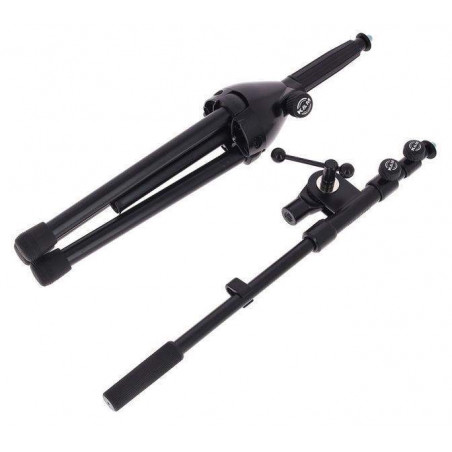 KöNIG & MEYER  KM259-55 ,Soporte de micro Bajo ( Bonsai ) Jirafa extensible Color Negro.