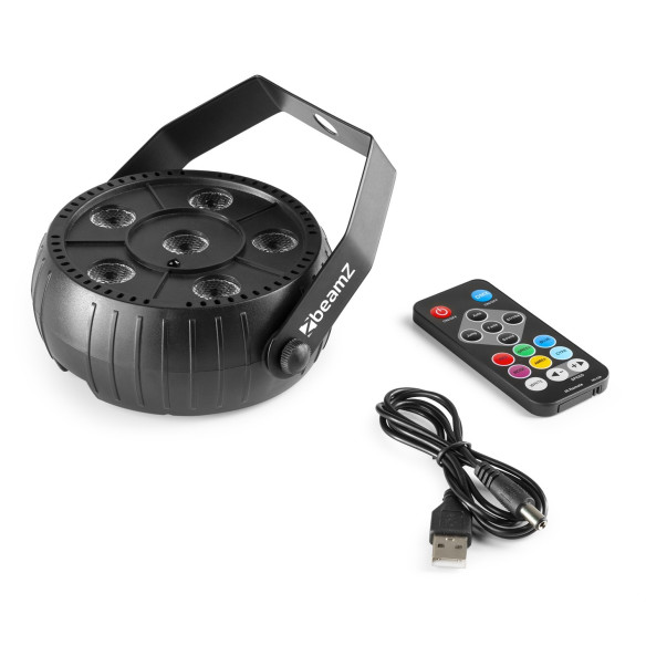 BeamZ PLP10 FOCO PARLED PARTY RGB con Batería Recargable