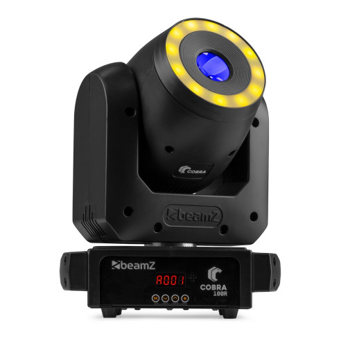 BeamZ COBRA100R LED Cabeza Móvil Spot con Anillo, Led Blanco 100W.