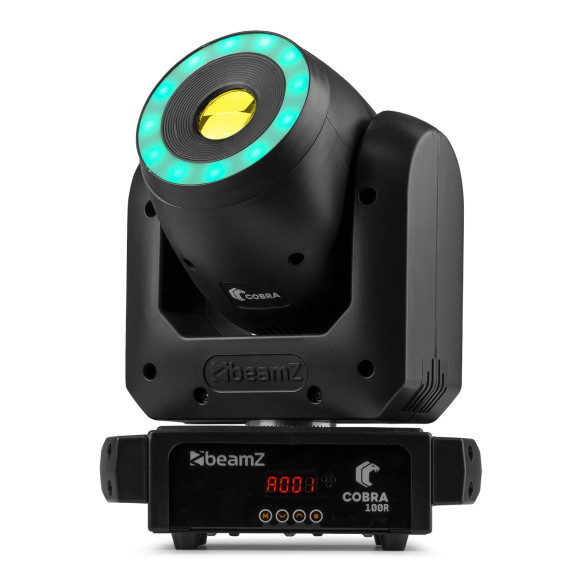 BeamZ COBRA100R LED Cabeza Móvil Spot con Anillo, Led Blanco 100W.