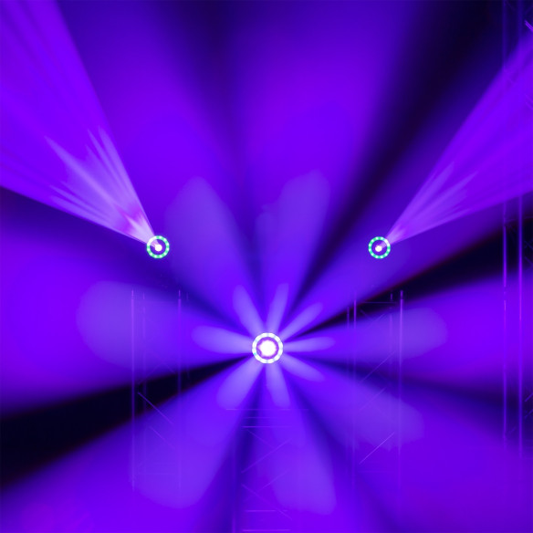 BeamZ COBRA100R LED Cabeza Móvil Spot con Anillo, Led Blanco 100W.