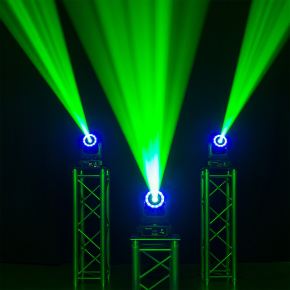 BeamZ COBRA100R LED Cabeza Móvil Spot con Anillo, Led Blanco 100W.