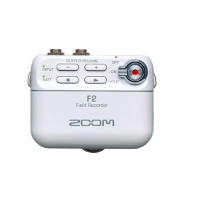 Zoom F2/W Grabador de campo  Micrófono lavalier Blanco 2