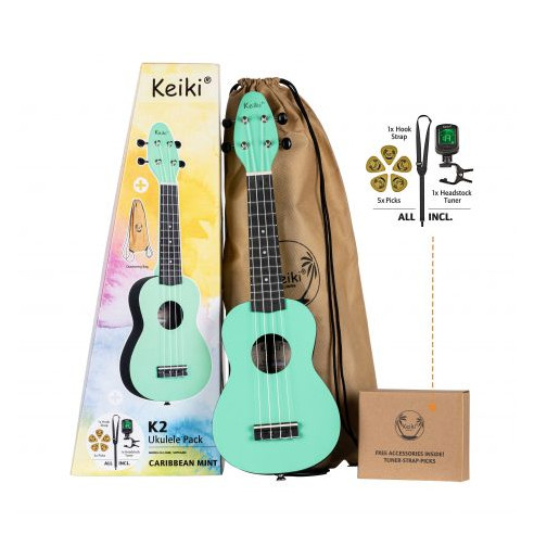 Ortega KEIKI K2-CBM Pack Ukelele Soprano