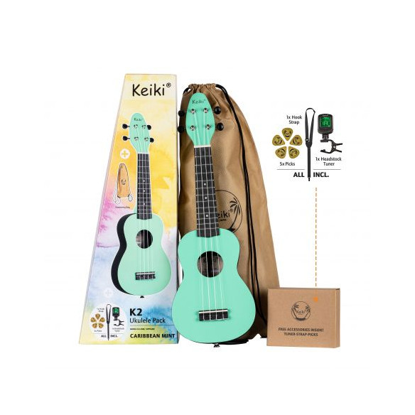 Ortega KEIKI K2-CBM Pack Ukelele Soprano Ortega KEIKI K2-CBM Pack Ukelele Soprano