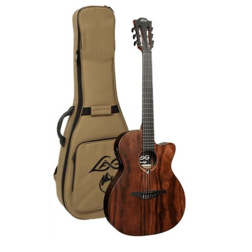 Lag SAUVAGE-N-ASCE NYLON AUDITORIUM CUTAWAY AE Guitarra Clásica