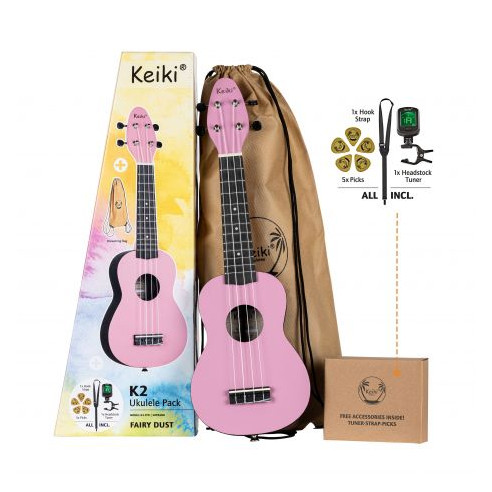 Ortega KEIKI K2-FYD Pack Ukelele Soprano