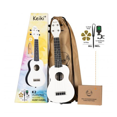 Ortega KEIKI K2-SCL Pack Ukelele Soprano