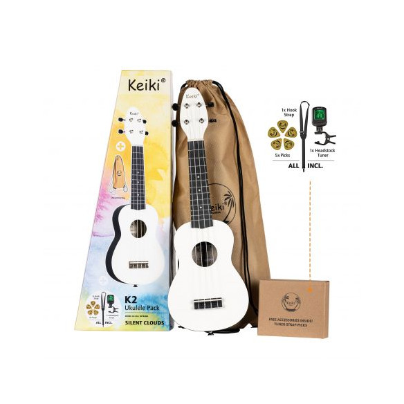 Ortega KEIKI K2-SCL Pack Ukelele Soprano