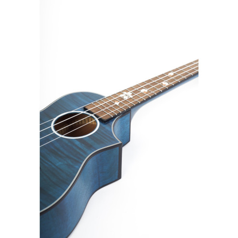 Bamboo BU23-BL Ukelele Concert Tiger Okume