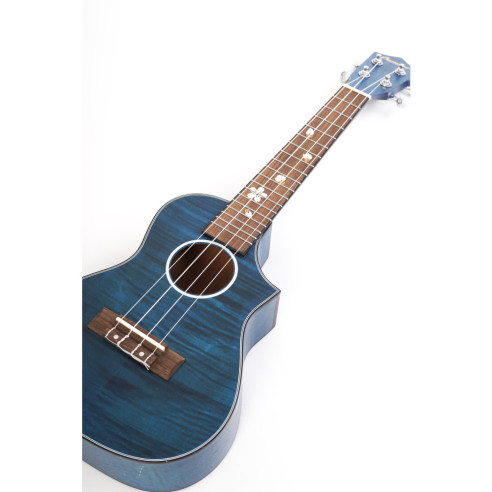 Bamboo BU23-BL Ukelele Concert Tiger Okume