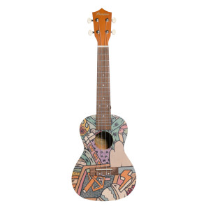 Bamboo BU23-CT Ukelele Concert Magic City
