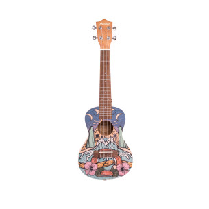 Bamboo BU23-CB Ukelele Concert Cool Beach