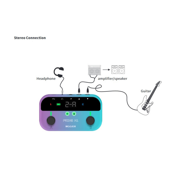 Mooer PRIME M1 Pedalera Multiefectos Guitarra