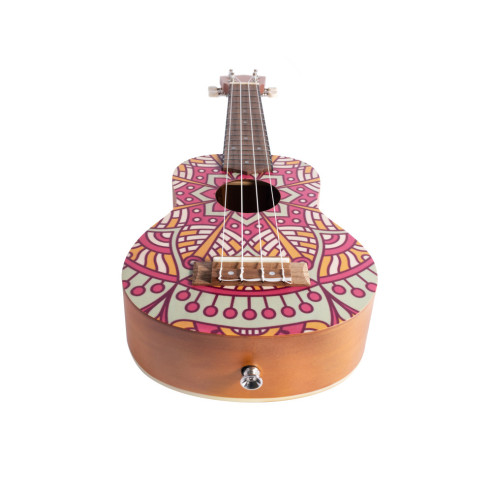 Bamboo B1E-PM Ukelele Soprano Pink Mandala